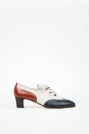 1980s Leather Brogue Oxford