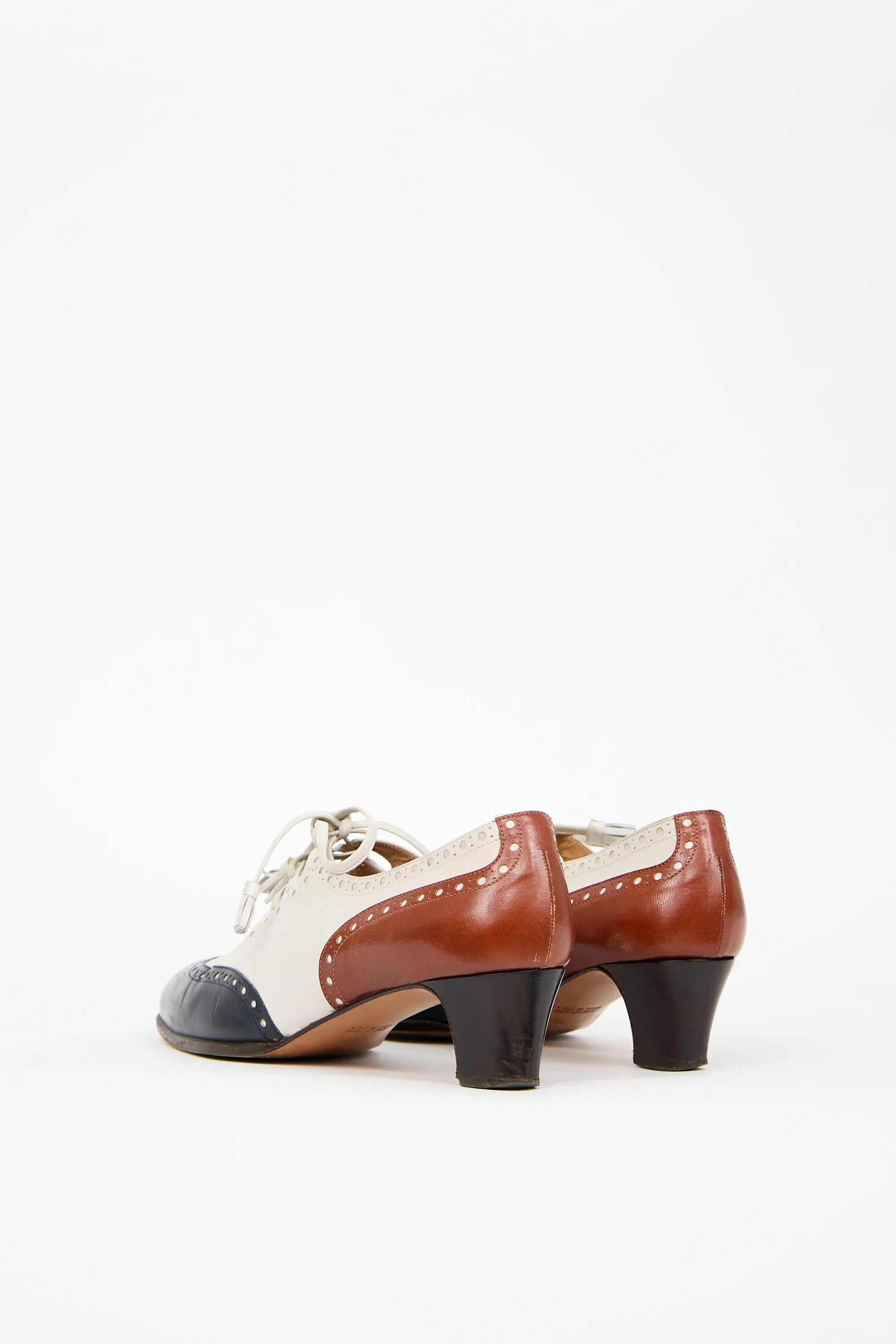 1980s Leather Brogue Oxford