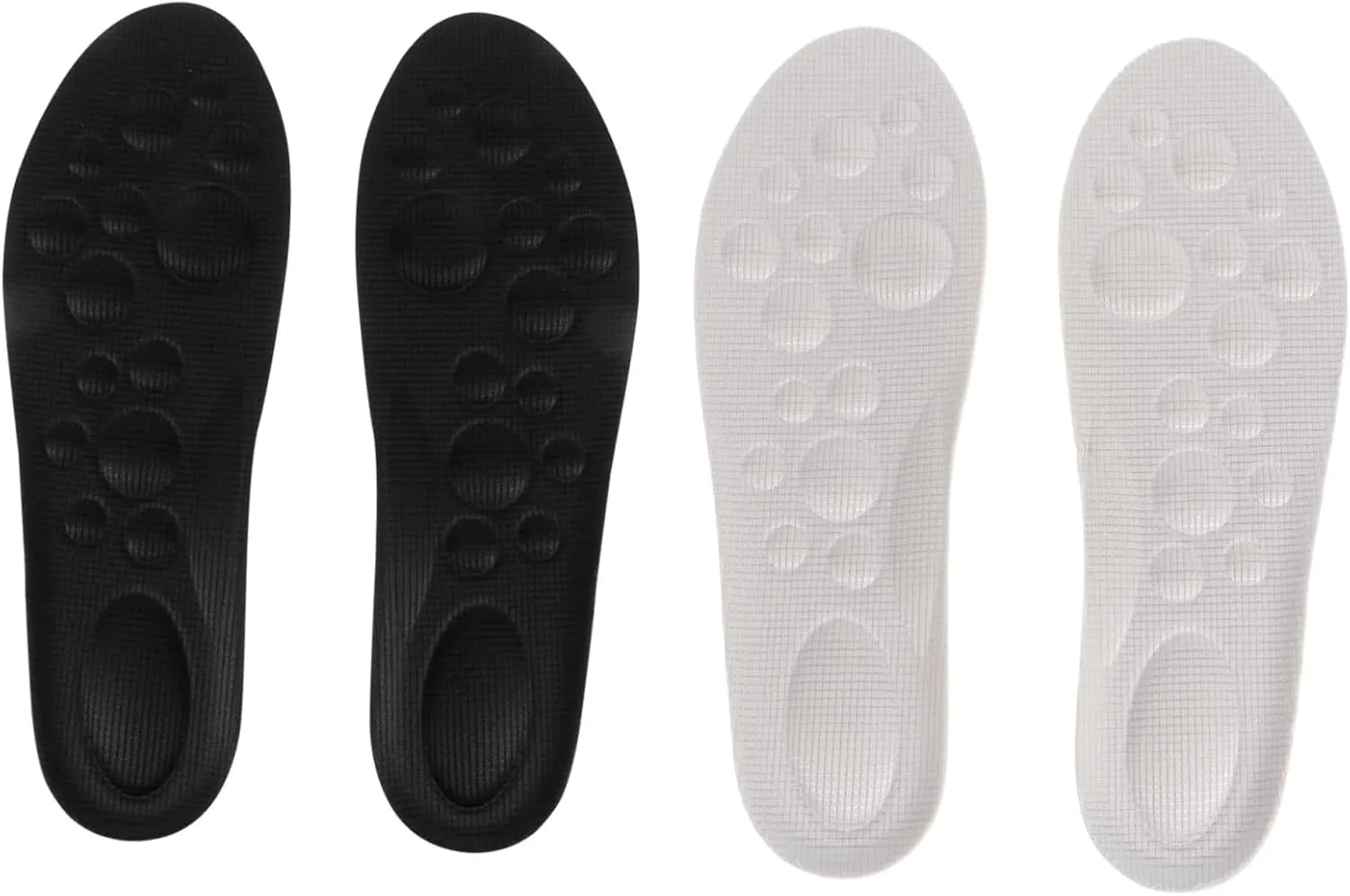 2Pairs Arch Support Insoles Breathable and Comfortable Shoe Inserts for Grey for Active Reducing Impact and Enhancing Foot Comfort