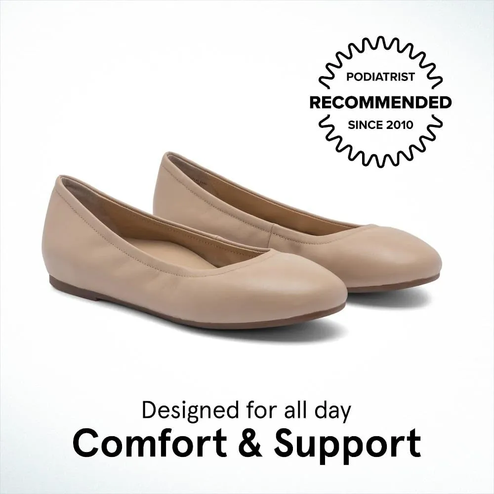 ABEO Promenade Ballet Flats Shoes for Women | Women's Flats | Ball of Foot Pain Relief | Built-in Metatarsal Pads Women | Ball of Foot Cushions for Women