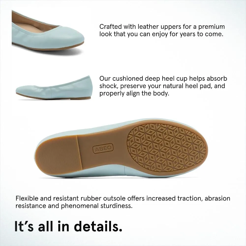 ABEO Promenade Ballet Flats Shoes for Women | Women's Flats | Ball of Foot Pain Relief | Built-in Metatarsal Pads Women | Ball of Foot Cushions for Women