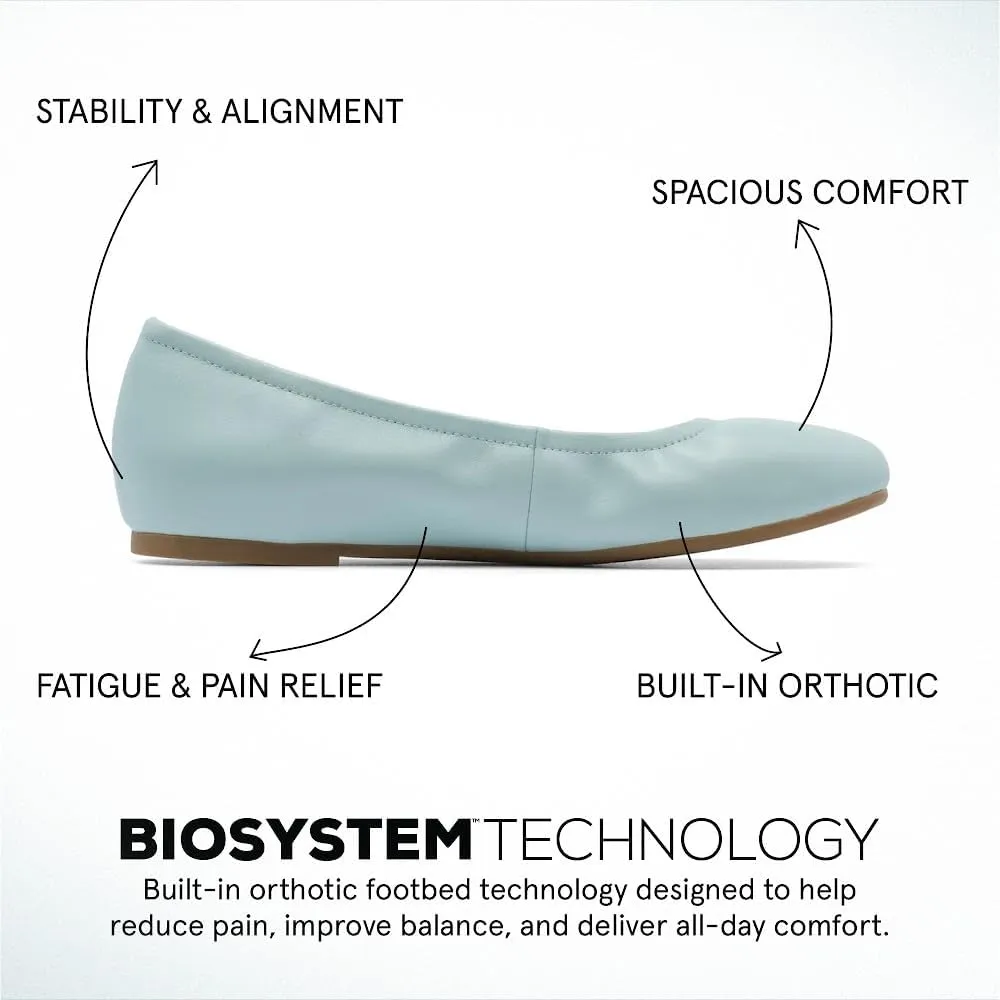 ABEO Promenade Ballet Flats Shoes for Women | Women's Flats | Ball of Foot Pain Relief | Built-in Metatarsal Pads Women | Ball of Foot Cushions for Women