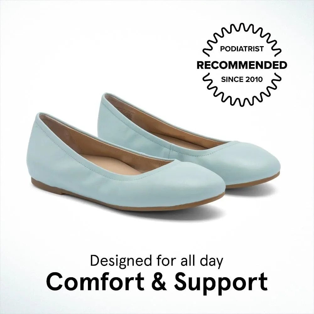 ABEO Promenade Ballet Flats Shoes for Women | Women's Flats | Ball of Foot Pain Relief | Built-in Metatarsal Pads Women | Ball of Foot Cushions for Women