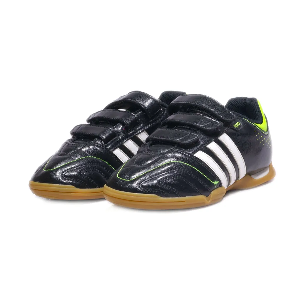 Adidas 11 Questra Sport Shoes Leather Black Colour For Kids