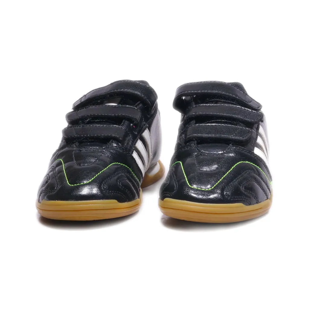 Adidas 11 Questra Sport Shoes Leather Black Colour For Kids