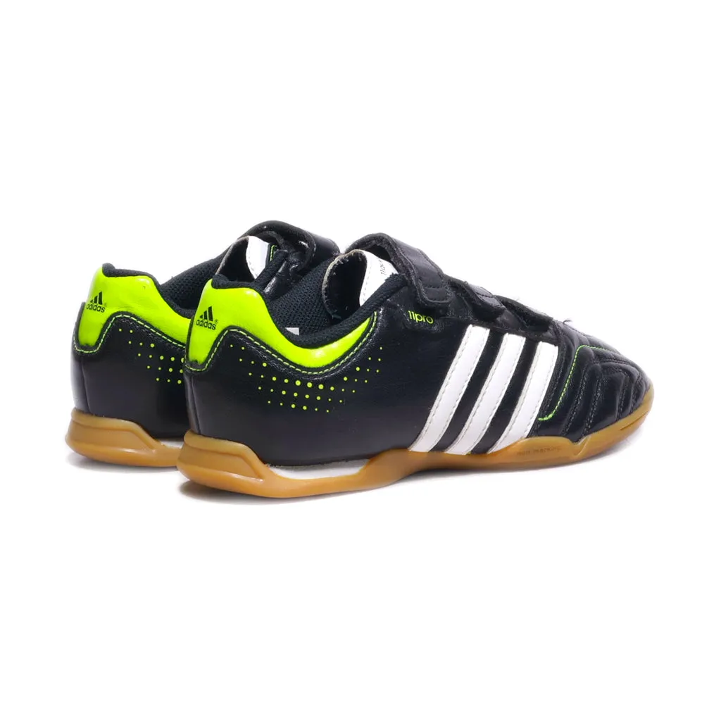 Adidas 11 Questra Sport Shoes Leather Black Colour For Kids