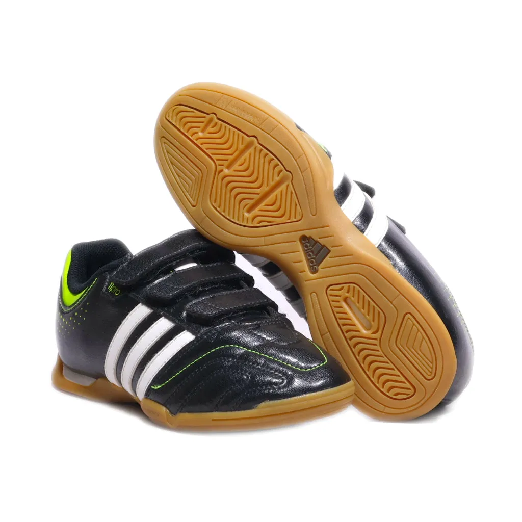 Adidas 11 Questra Sport Shoes Leather Black Colour For Kids