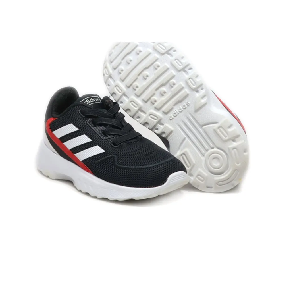 Adidas Neo Nebzed Sport Shoes Fabric Black Colour For Kids