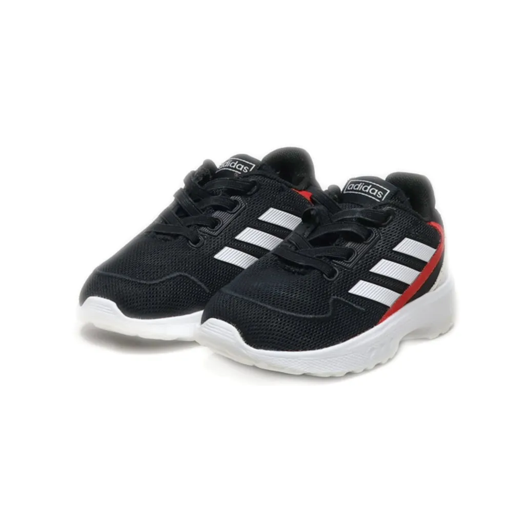 Adidas Neo Nebzed Sport Shoes Fabric Black Colour For Kids