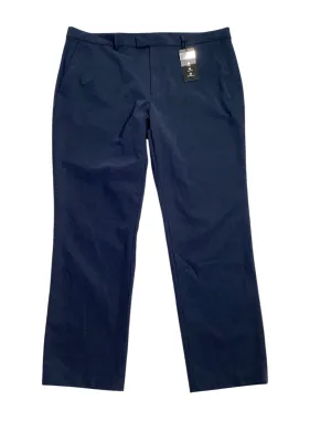 Alfani Mens Classic fit Dress Pants Pants 32 / 32 Blue Solid Stretch