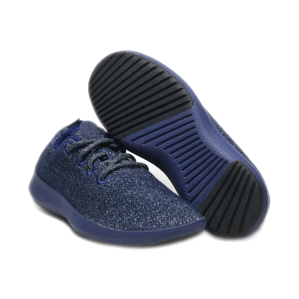 Allbirds Runner Up Mizzles Sport Shoes Wool Blue Colour For Women