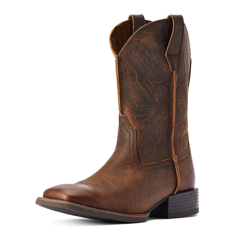 ARIAT MEN’S SPORT RAMBLER WESTERN BOOTS | Bartop Brown