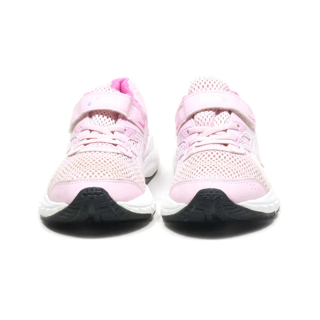 Asics Contend 6 Sport Shoes Fabric Pink Colour For Kids