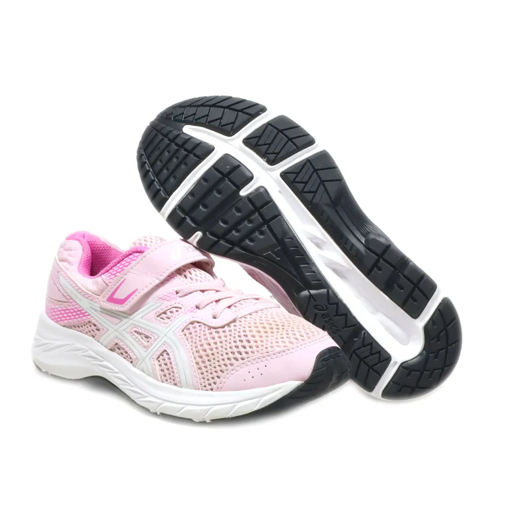 Asics Contend 6 Sport Shoes Fabric Pink Colour For Kids