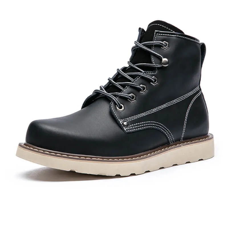 Aule Genuine Leather Martin Boots