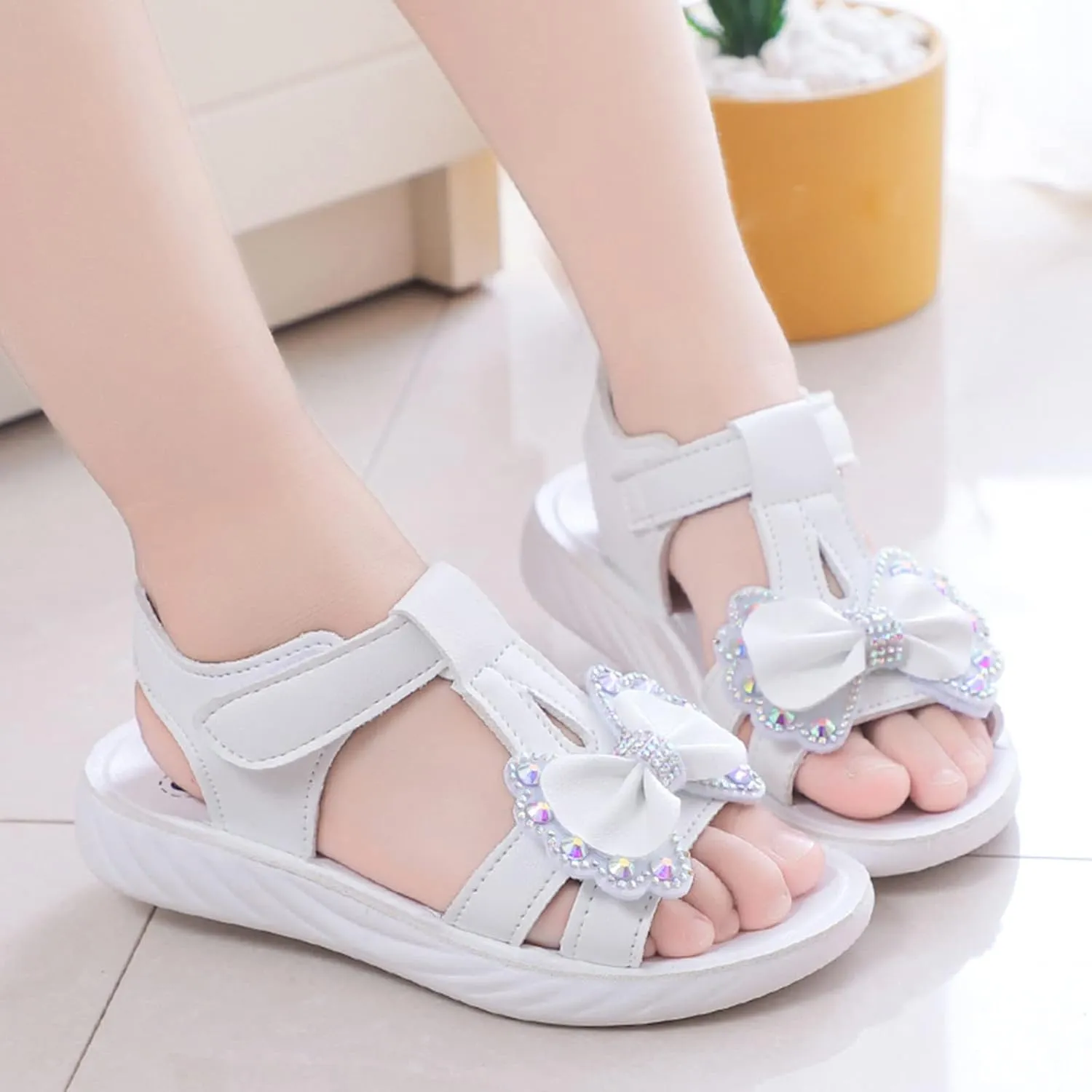 Backyard Dance Children Shoes Summer Sandals Fashion Little Girls Soft Soles Children Shoes Middle Girls Beach Sandals