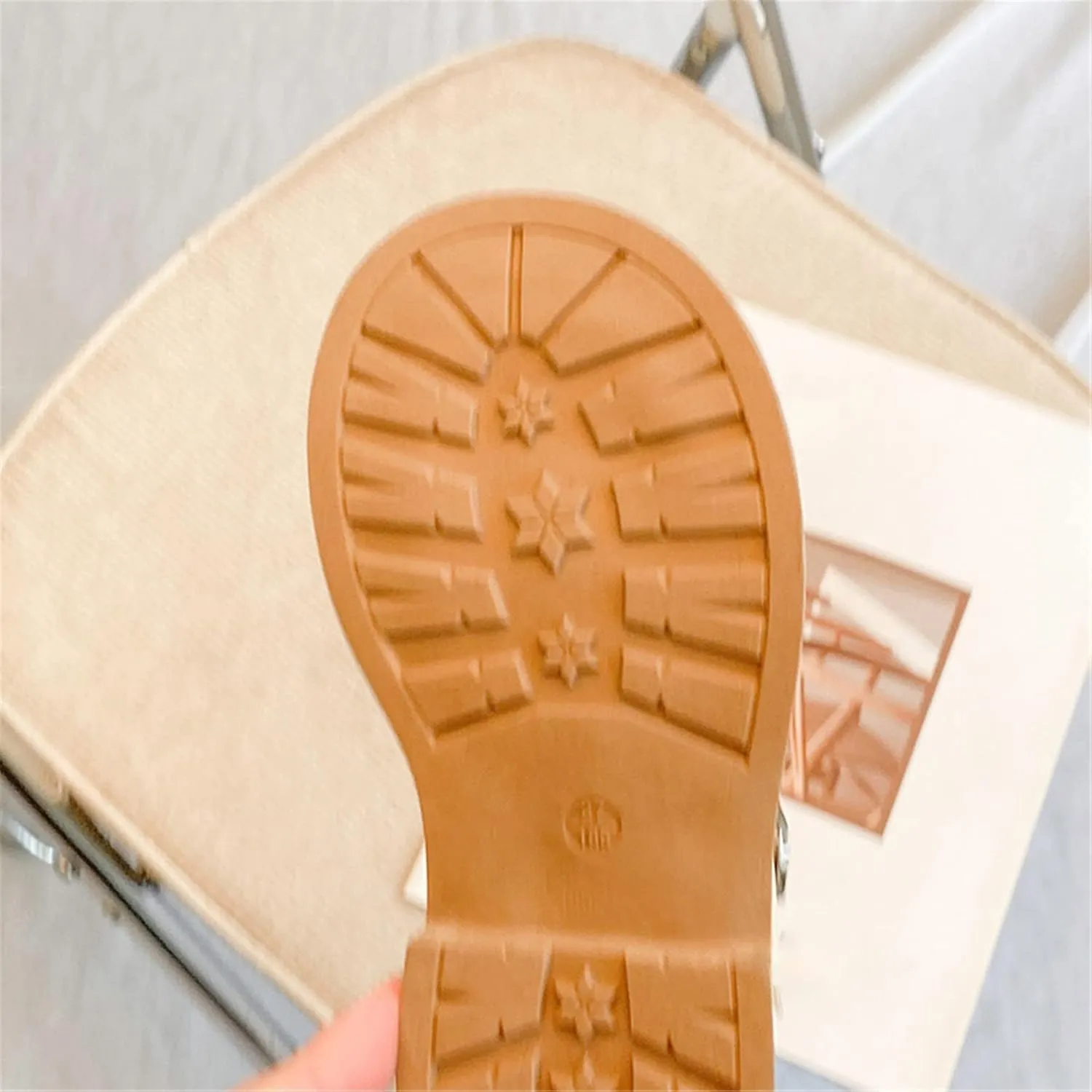 Big Girls Sandals Size 3 Girls Leather Rabbit Design Soft Round Toe Princess Dress Flat Shoes(Little 5t Girls Sandals