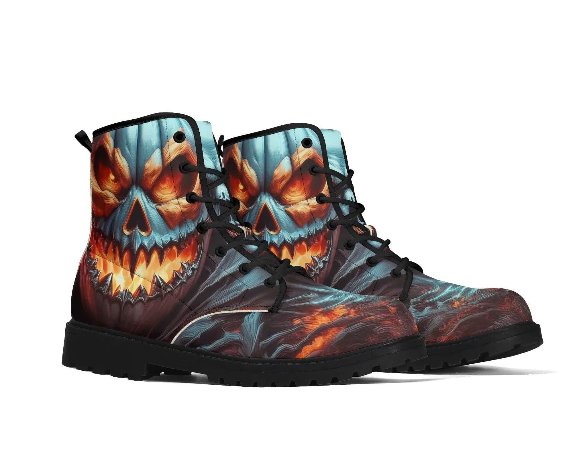 Blue Flame Jack Leather Boots