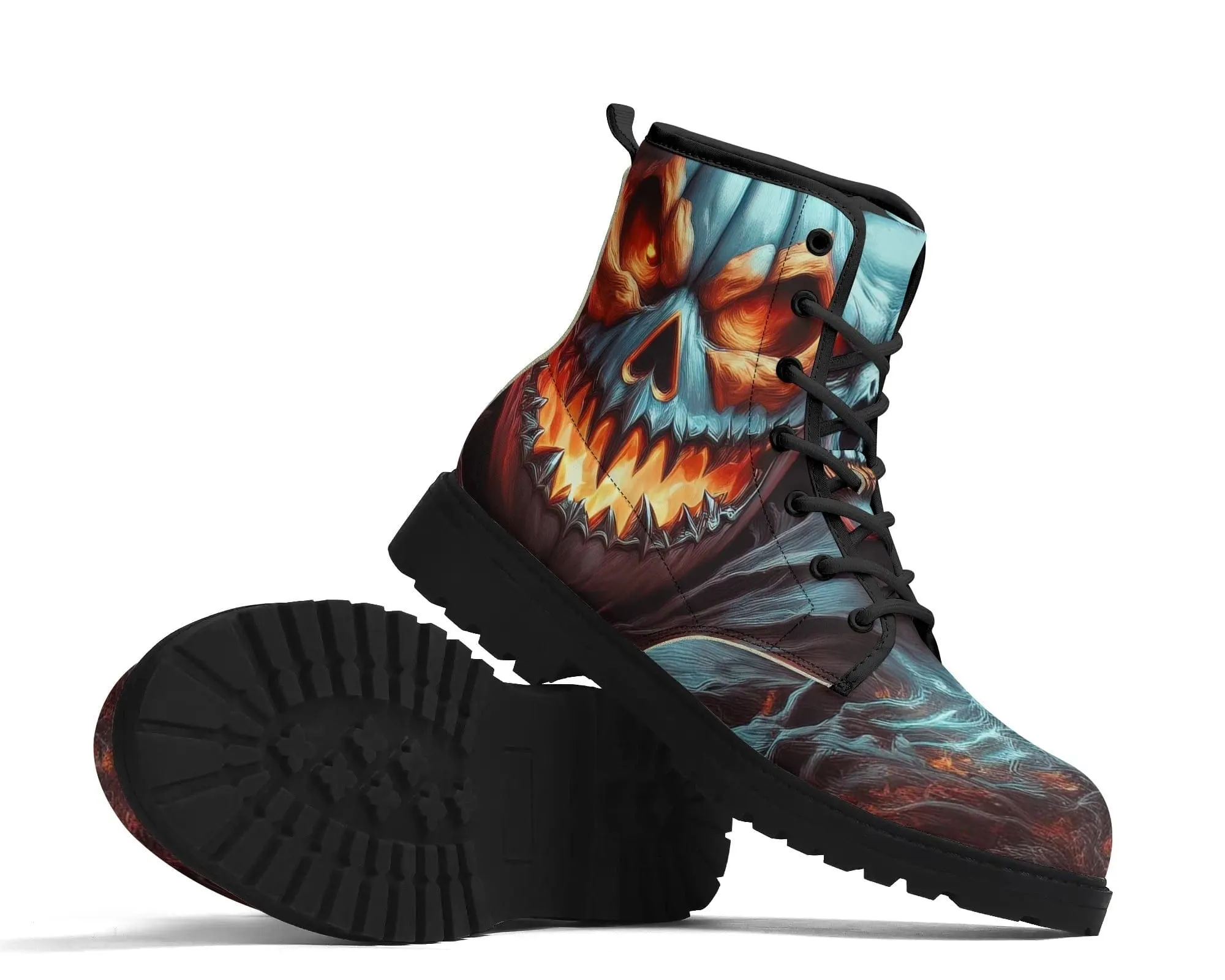 Blue Flame Jack Leather Boots
