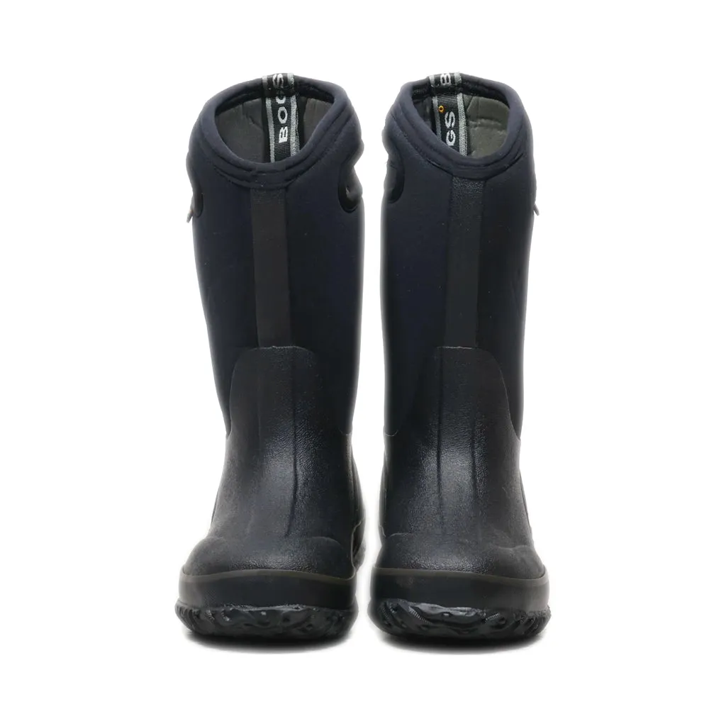 Bogs Rain Boots Fabric Black Colour For Kids