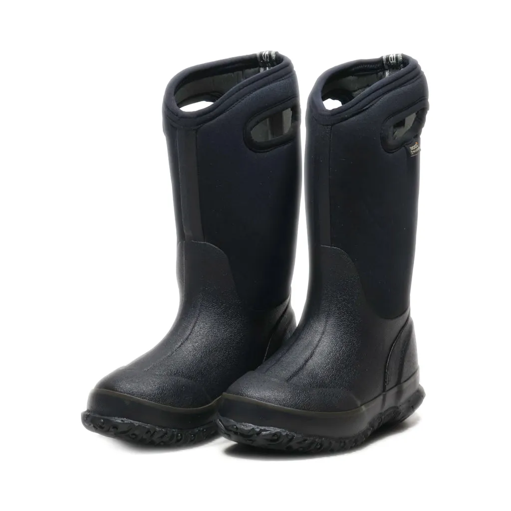 Bogs Rain Boots Fabric Black Colour For Kids