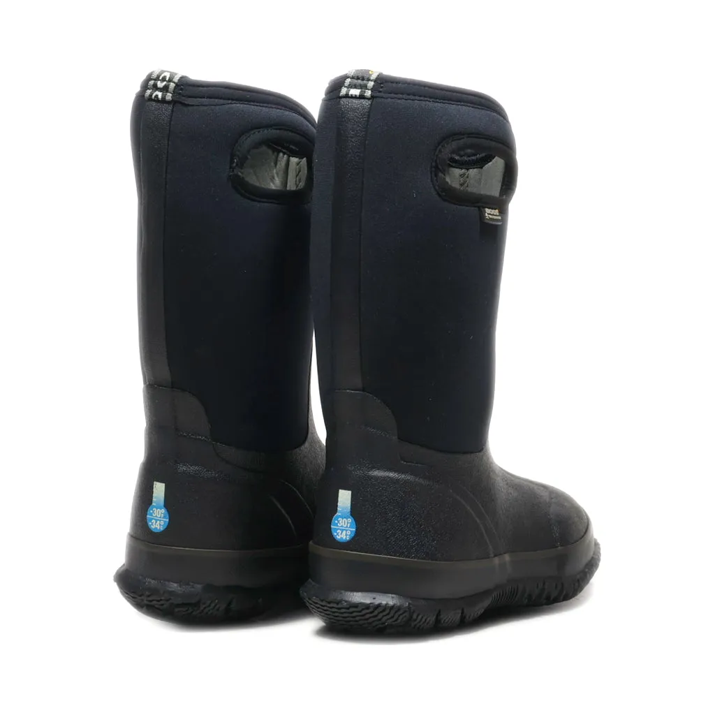 Bogs Rain Boots Fabric Black Colour For Kids