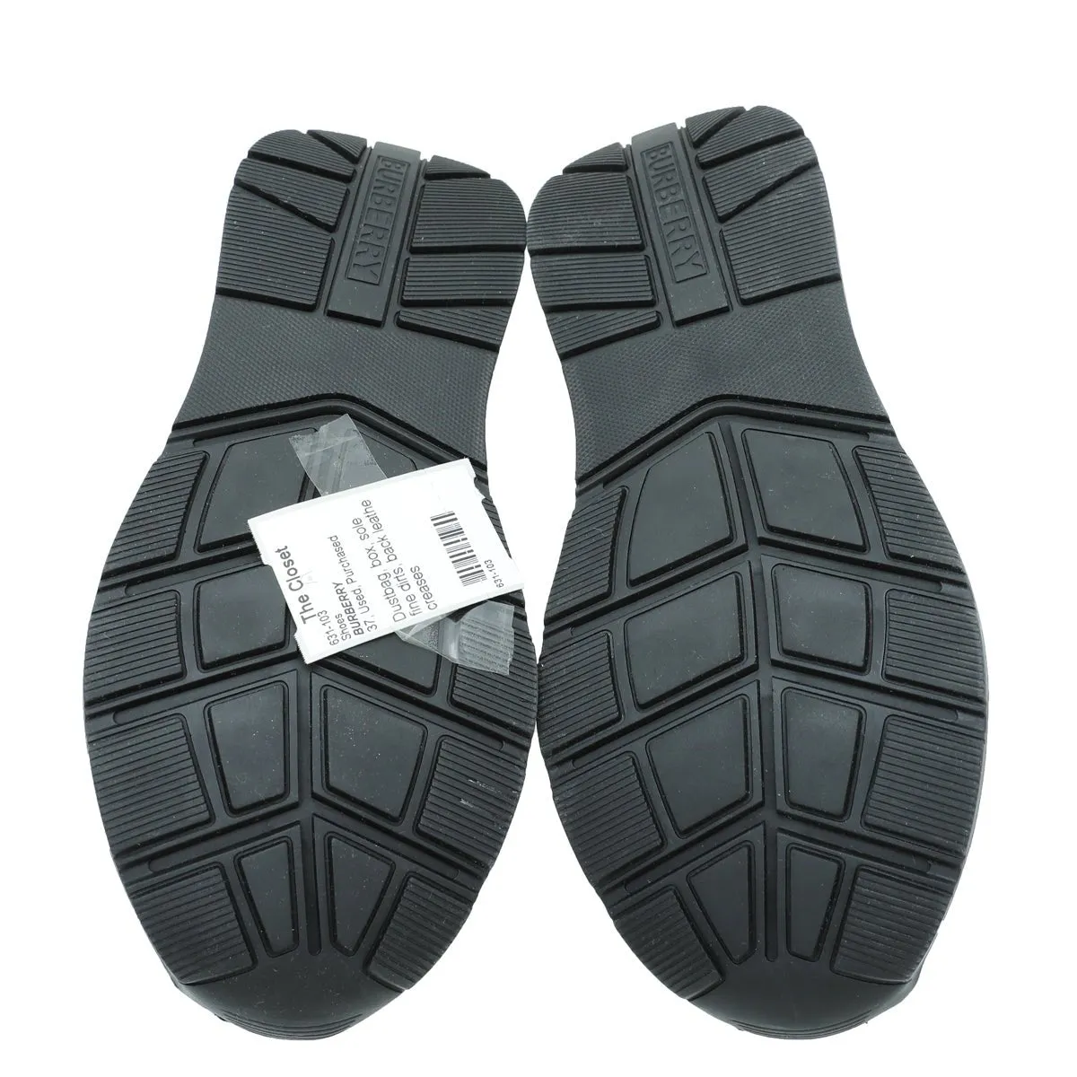 Burberry White Ramsey Racing Sneaker 37