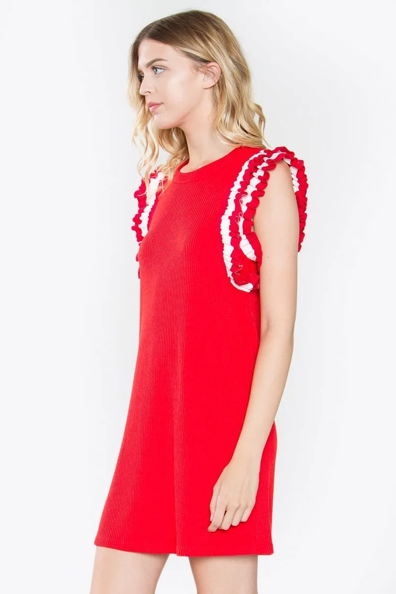 Charmaine Ruffle Knit Dress