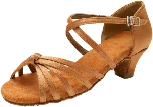 Chunky Sandals Girls Sandals Comfortable Soft Sole Small Thick Heel Children Dance Shoes Fashionable Soft Sole Princess Dance Shoes Closed Toe Princess Costume Summer Dress