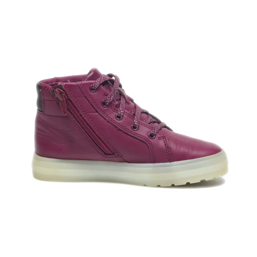Clarks Ankle Boots Leather Pink Colour For Kids