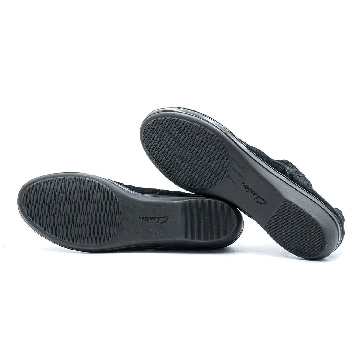 Clarks Ankle Desert Boots Leather Black Colour For Women