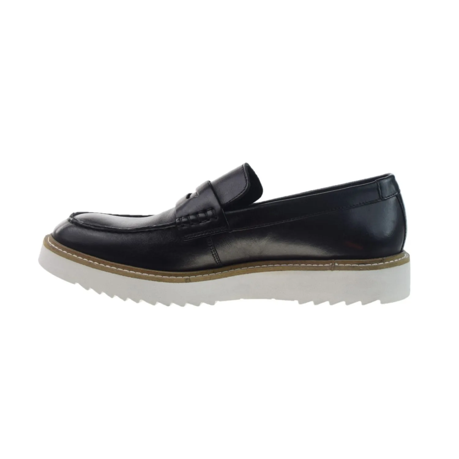 Clarks Ernest Free Men's Slip-On Loafers Black Leather