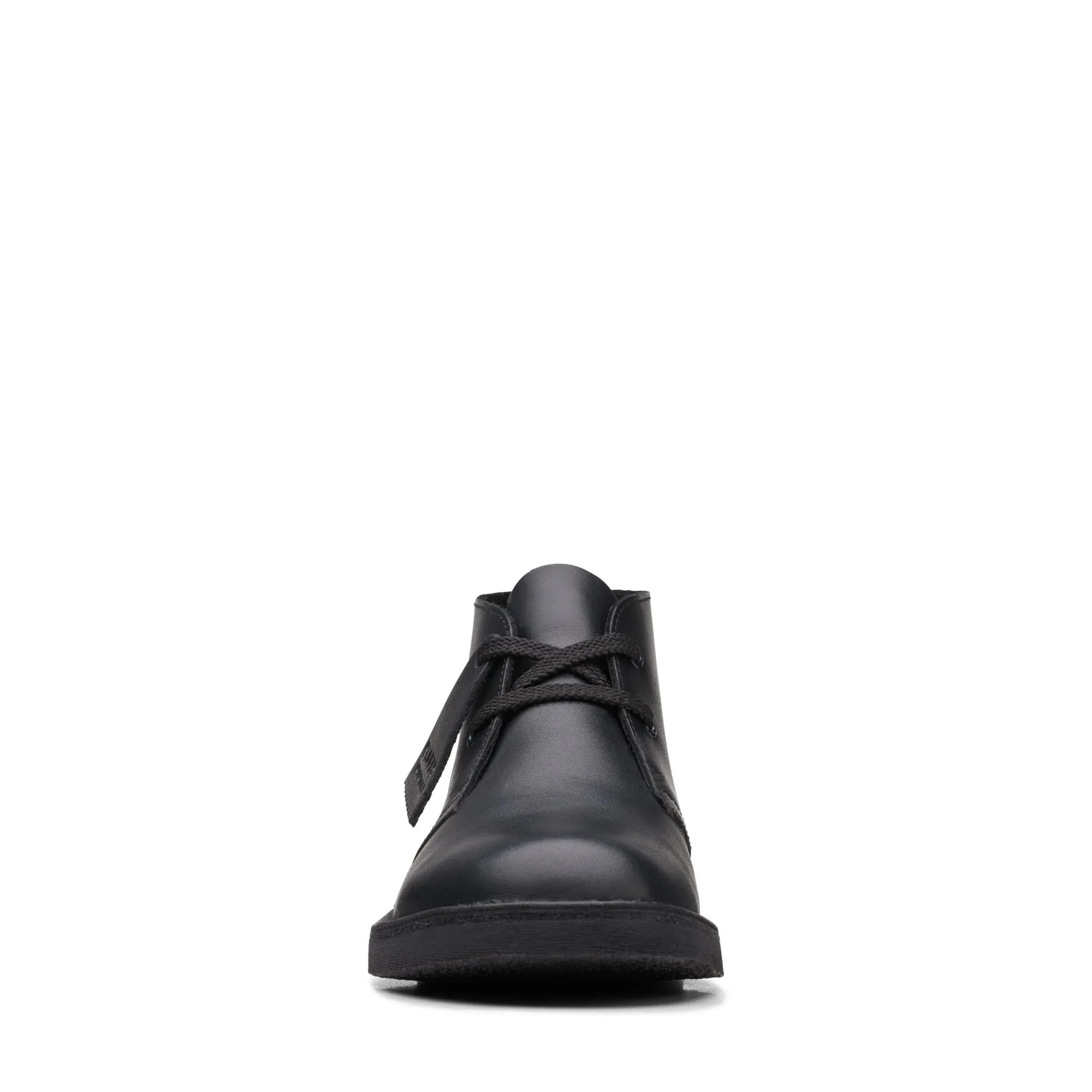 Clarks Originals Desert Boot Kids' Black Leather 26168040