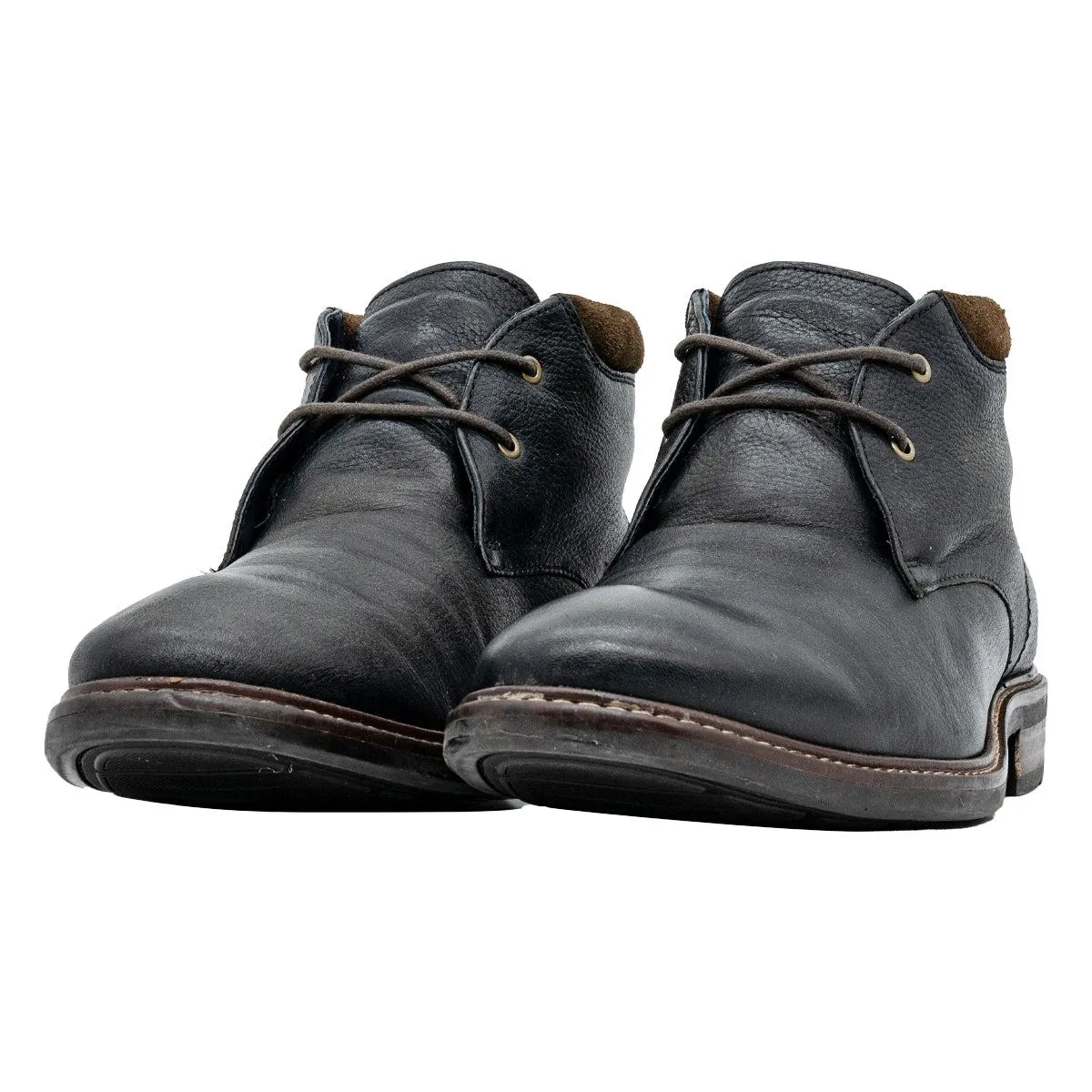 Cole Haan Watson Ii Chukka Ankle Boots Leather Black Colour For Men