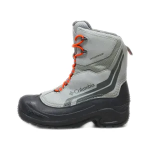 Columbia High Boots Leather Grey Colour For Kids