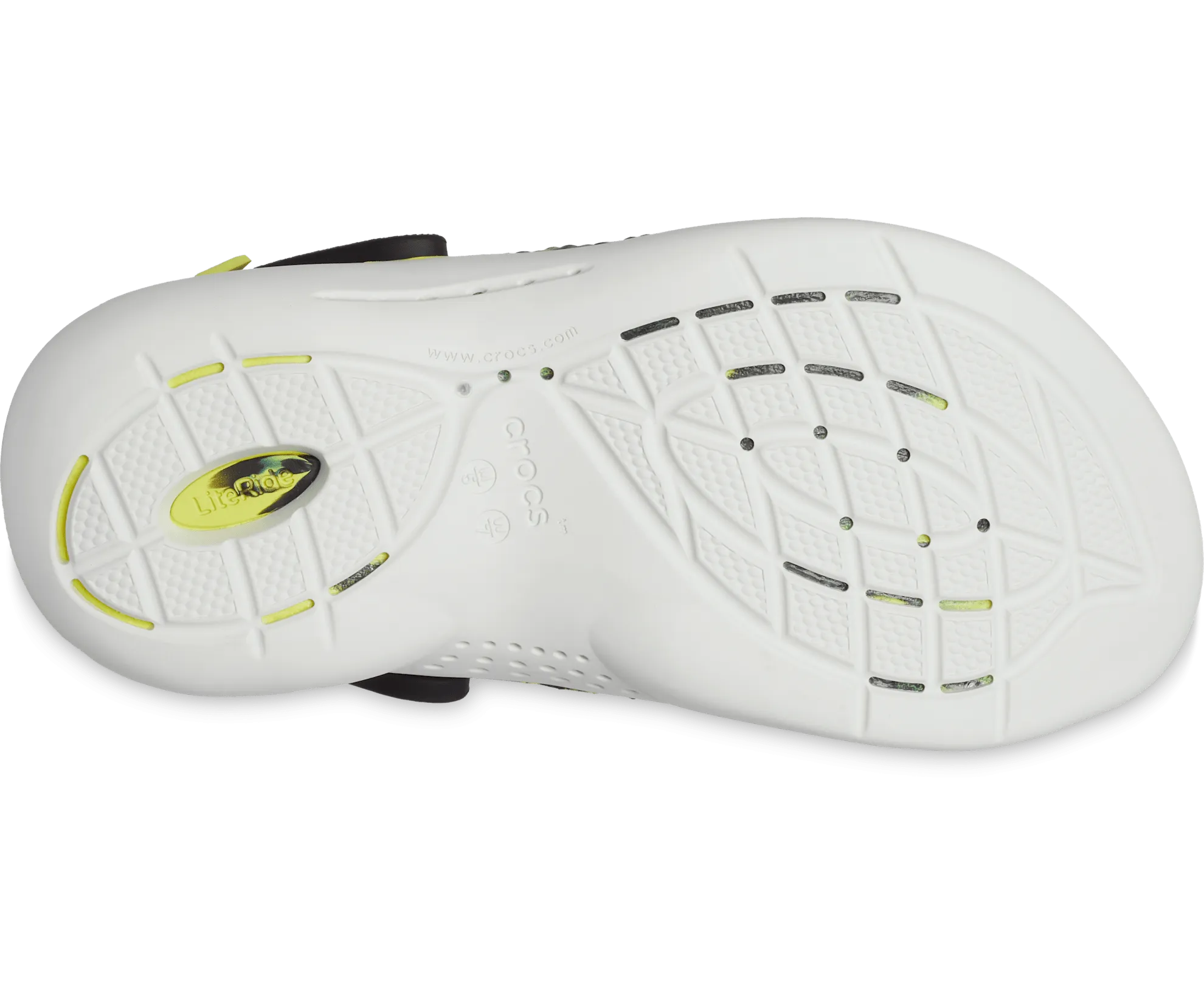 Crocs Unisex Literide 360 Marbled Clog - Black
