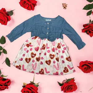 Denim And Love Dress (0-18M)
