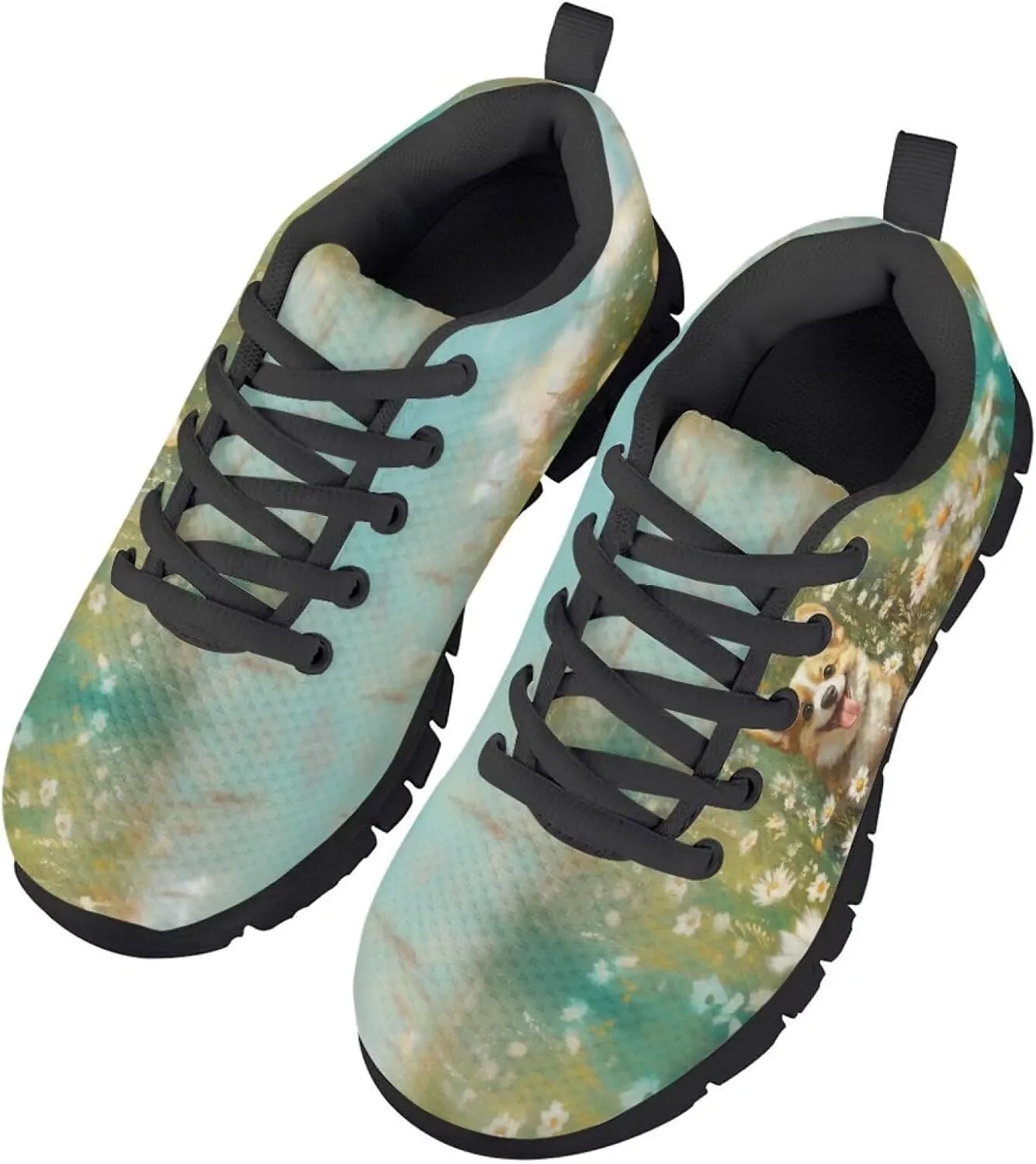 Doojoayie Cute Shoes for Girls Non-Slip Running Sneakers for Daily Causal