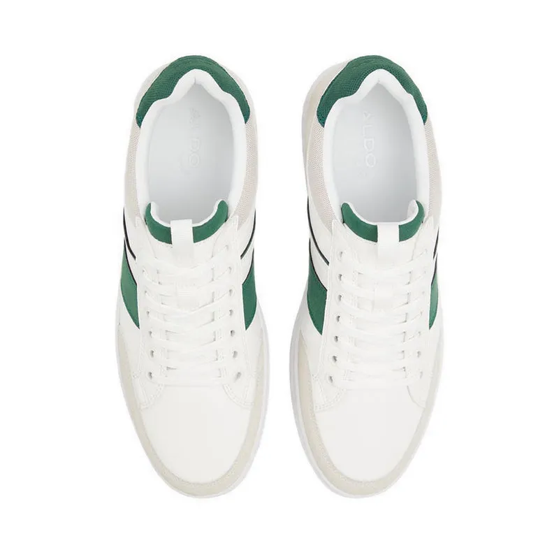 Elio Men Low Top Sneaker - White-Green