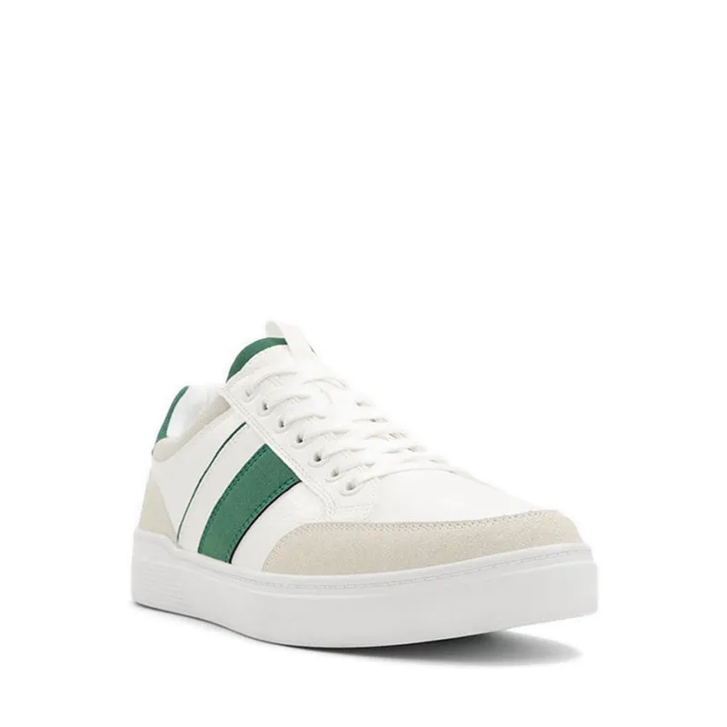 Elio Men Low Top Sneaker - White-Green