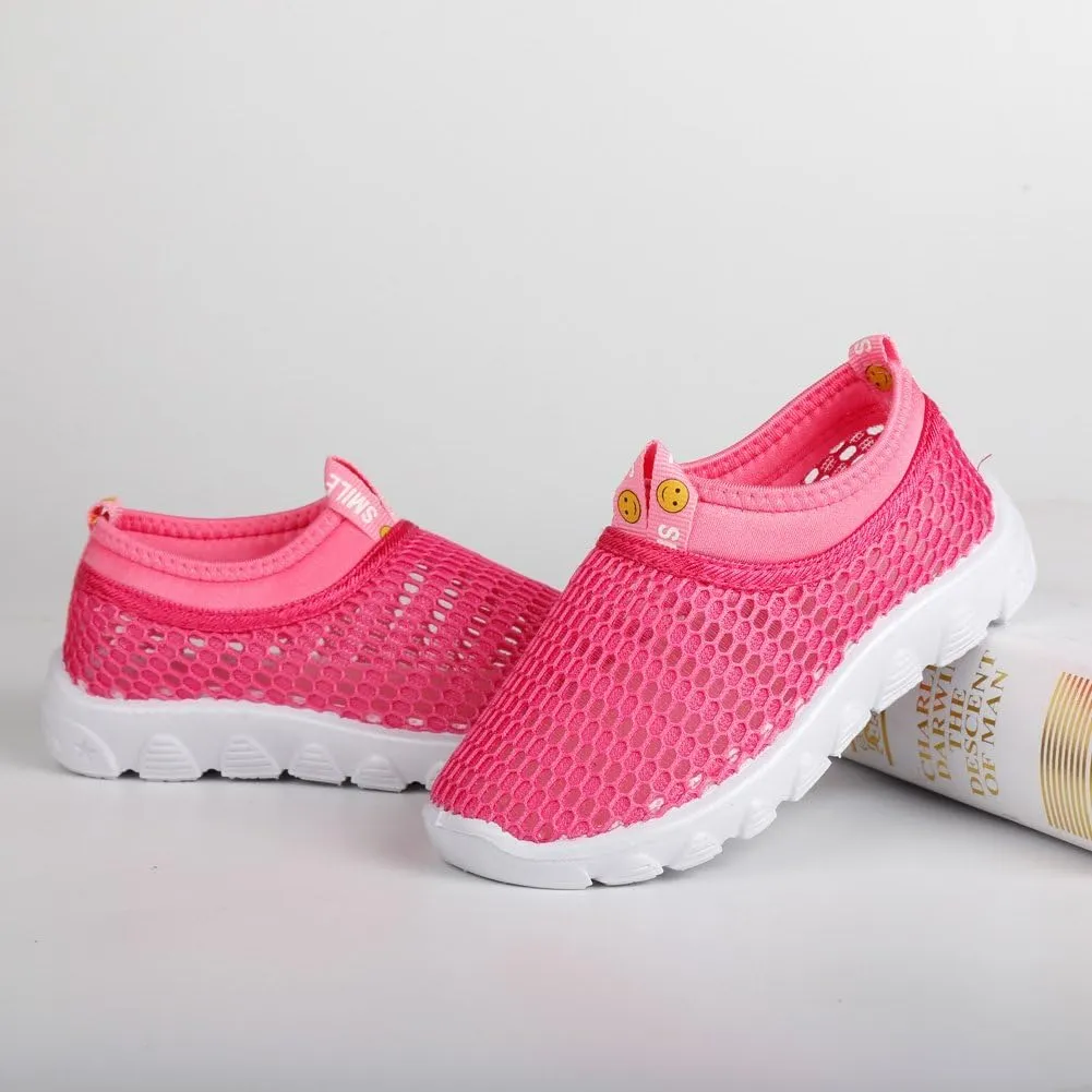 EQUICK Toddler Kids Water Shoes Breathable Mesh Running Sneakers Sandals for Boys Girls Running Pool Beach