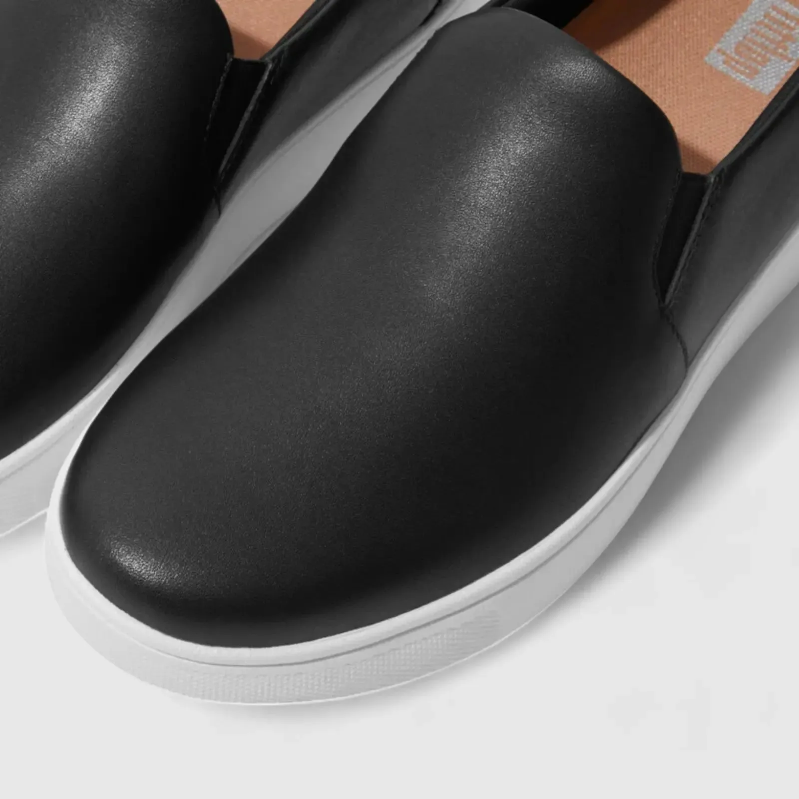 Fit Flops Rally Leather Slip On Skate Black FC7-001