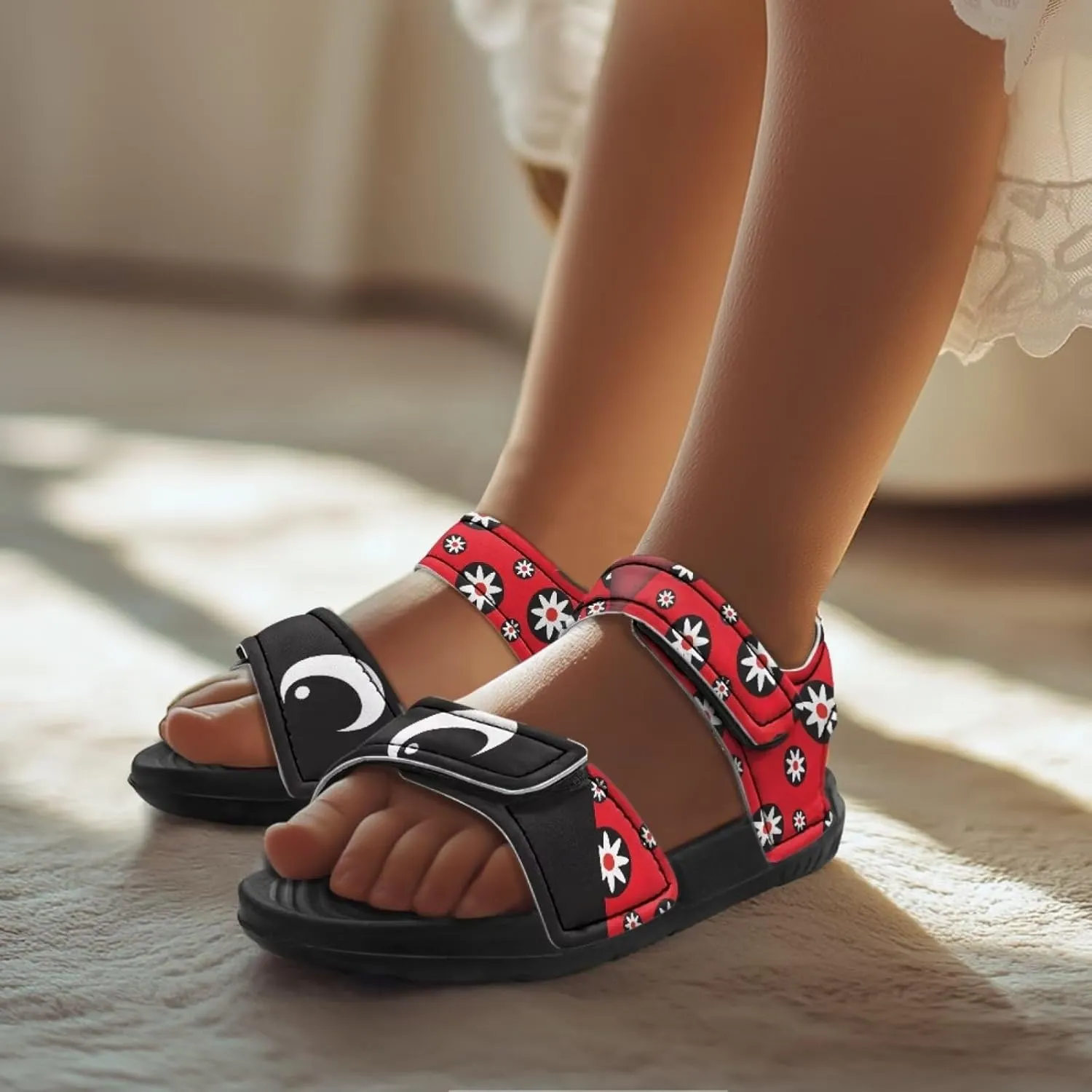 Forchrinse Girls Sandals Outdoor Open Toe Athletic Sport Sandals Summer Beach Water Shoes for Toddler/Little Kid/Big Kid