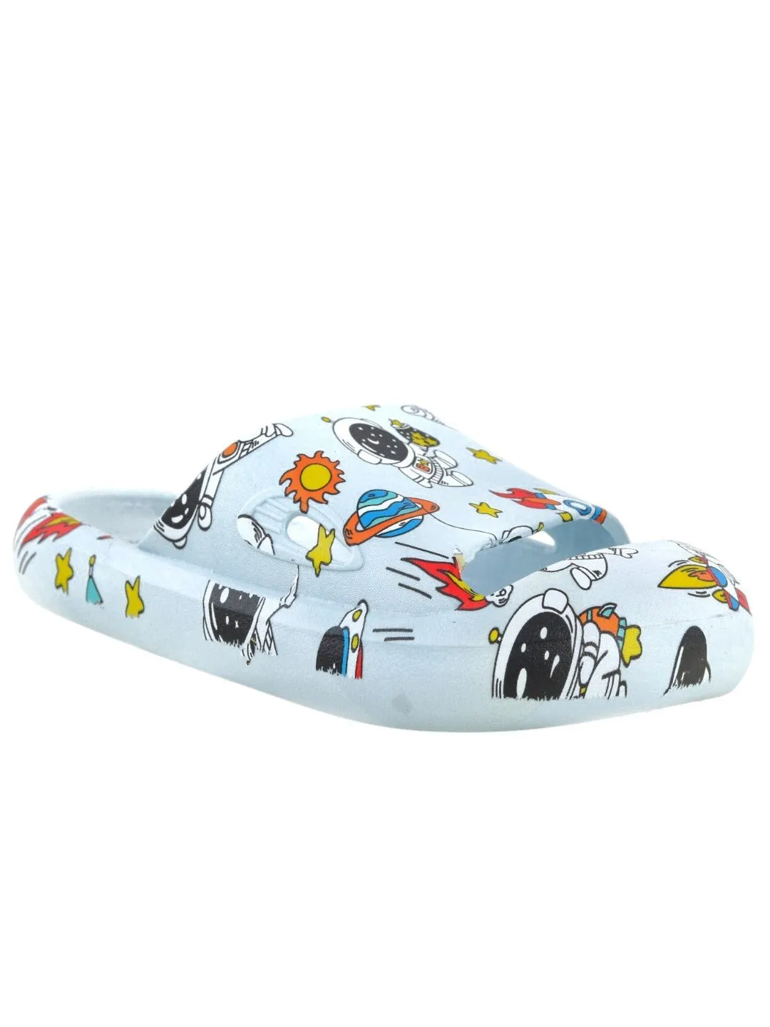 Galactic Adventure Comfort Slides - Celestial Blue