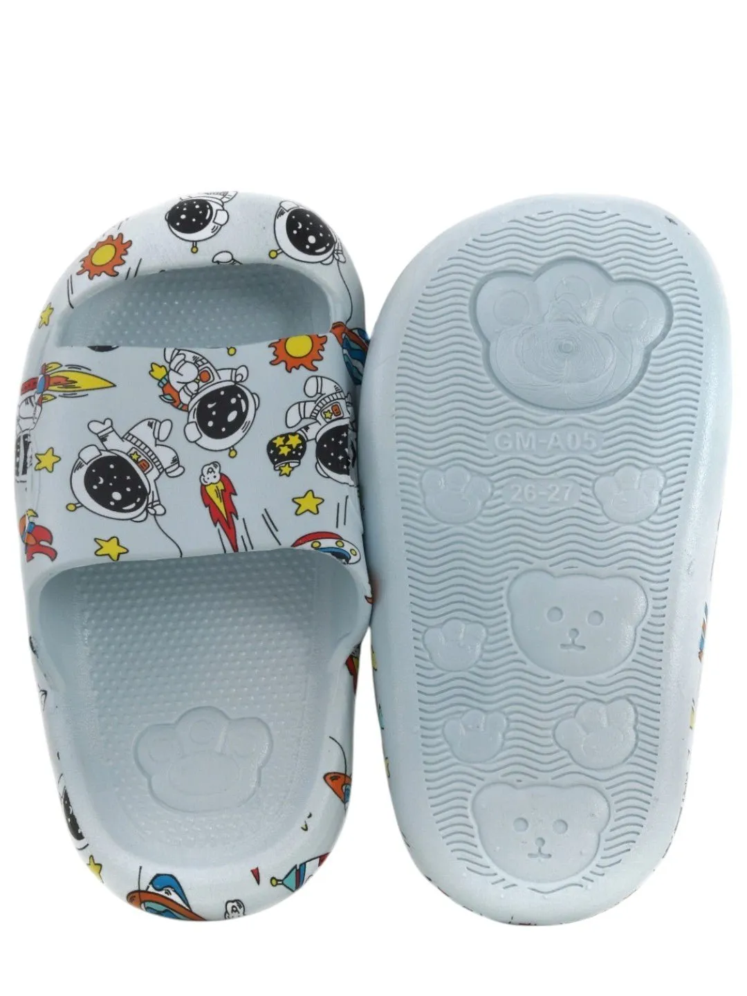 Galactic Adventure Comfort Slides - Celestial Blue