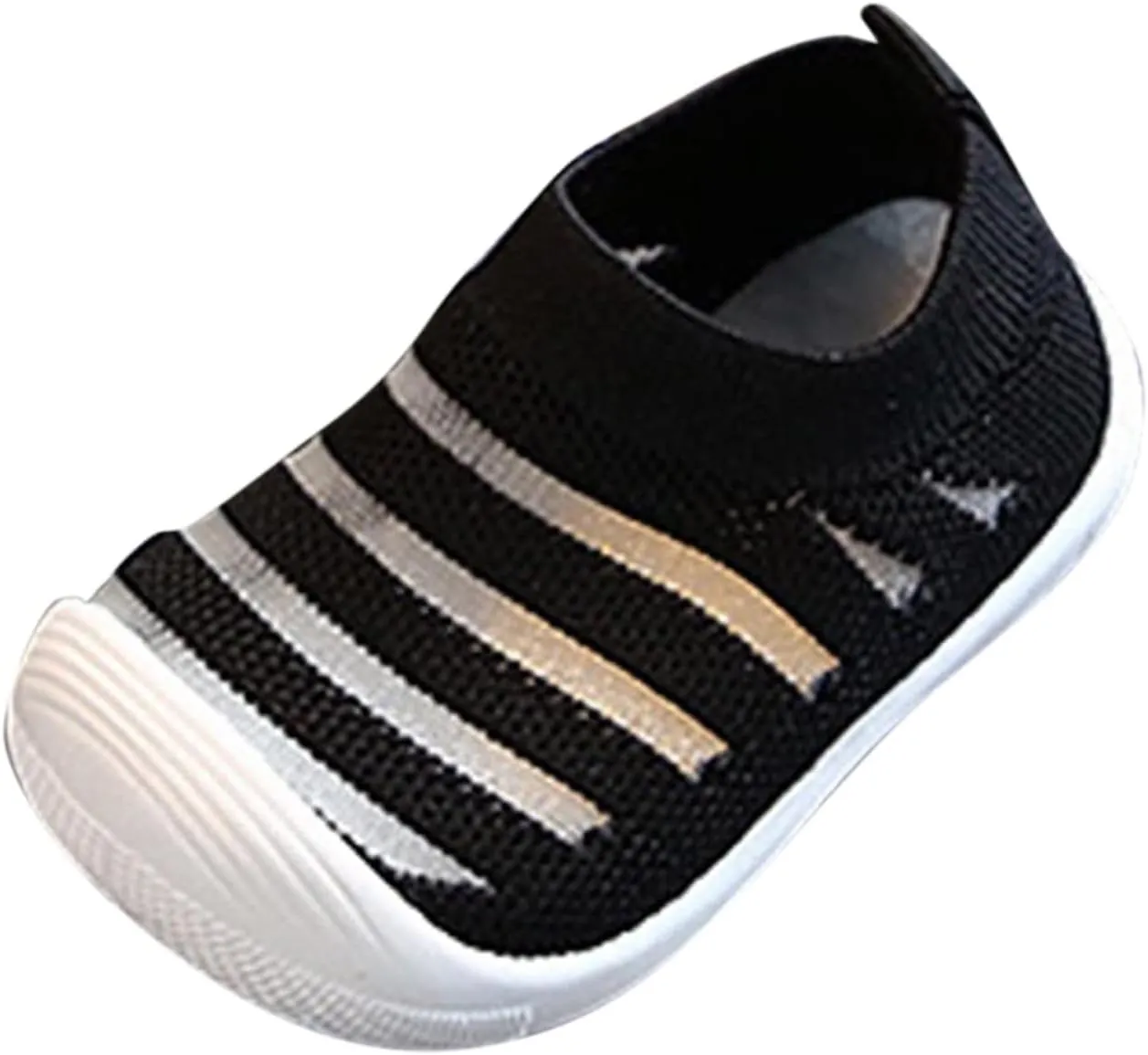 Girls Size 10 Tennis Shoe Summer and Autumn Cute Girls Flying Woven Mesh Breathable Flat Solid Toddler Shoes Size 8