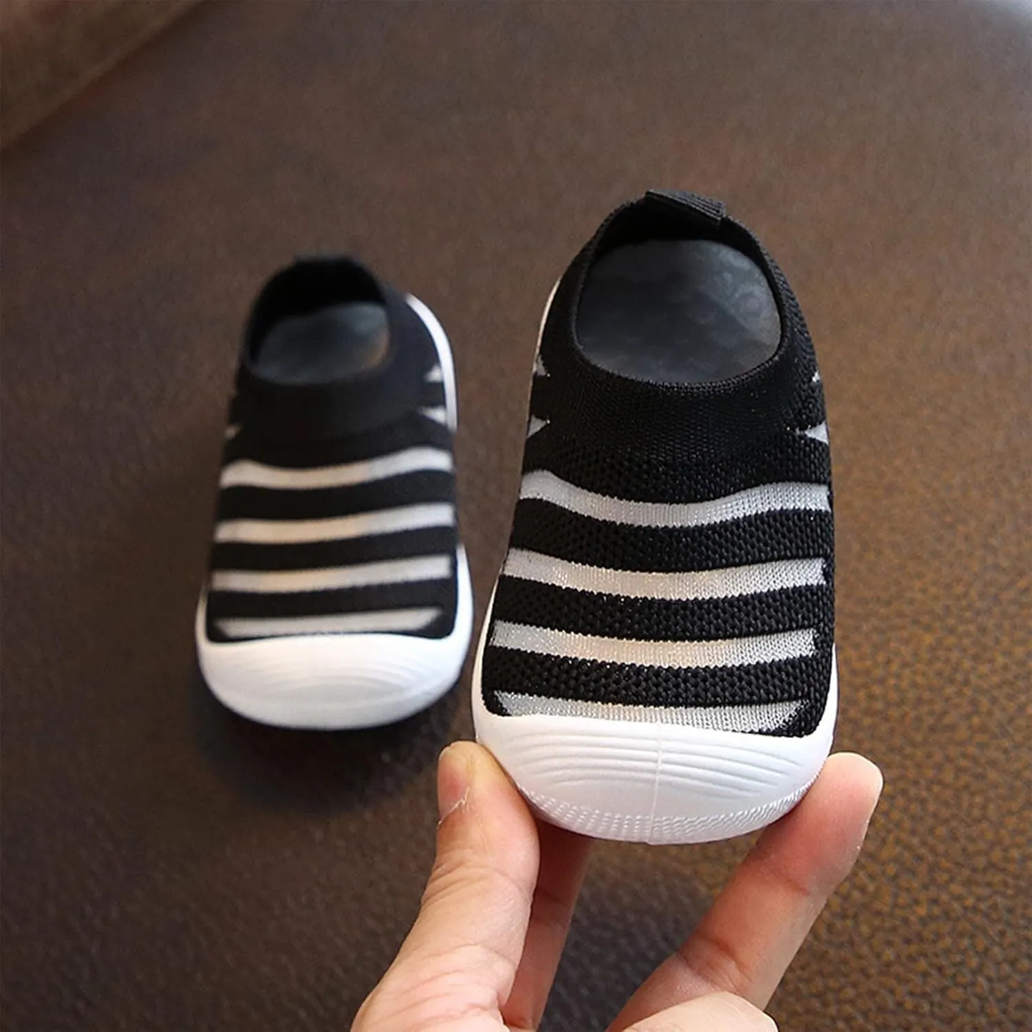 Girls Size 10 Tennis Shoe Summer and Autumn Cute Girls Flying Woven Mesh Breathable Flat Solid Toddler Shoes Size 8