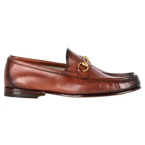 Gucci Brown Horsebit 1953 Loafers in Brown Leather
