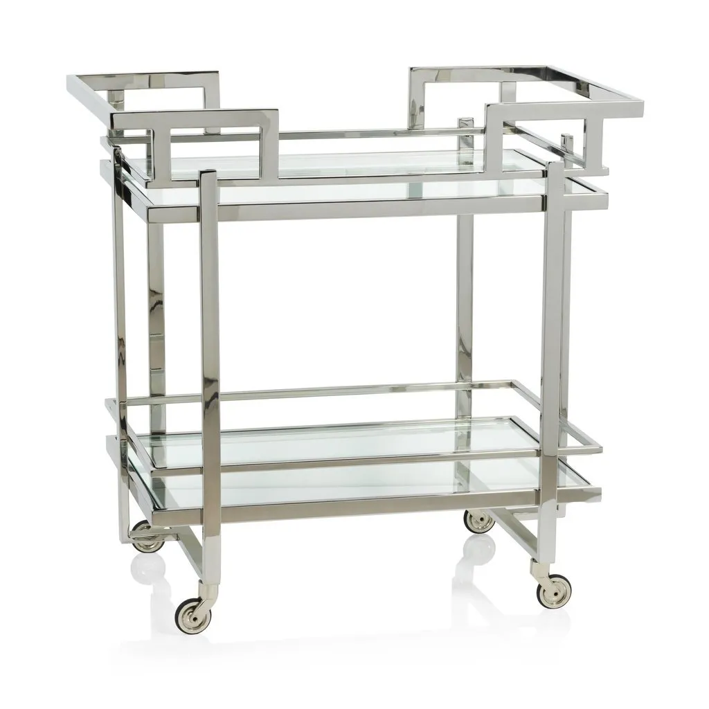 Harry's Polished Bar Cart