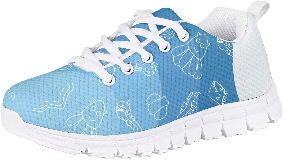Hawapod Casual Little Kid Sneakers Walking Athletic Running Shoe Girls Boys Footwear